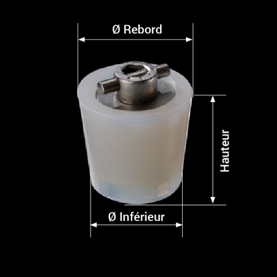 measures bonde silicone à barrique modèle esquive