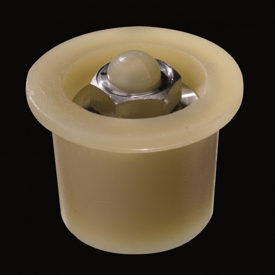 tapón de silicona para barricas modelo fermentación rotación mecansimo de color marrón